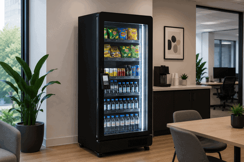 AI Smart cooler in workspace